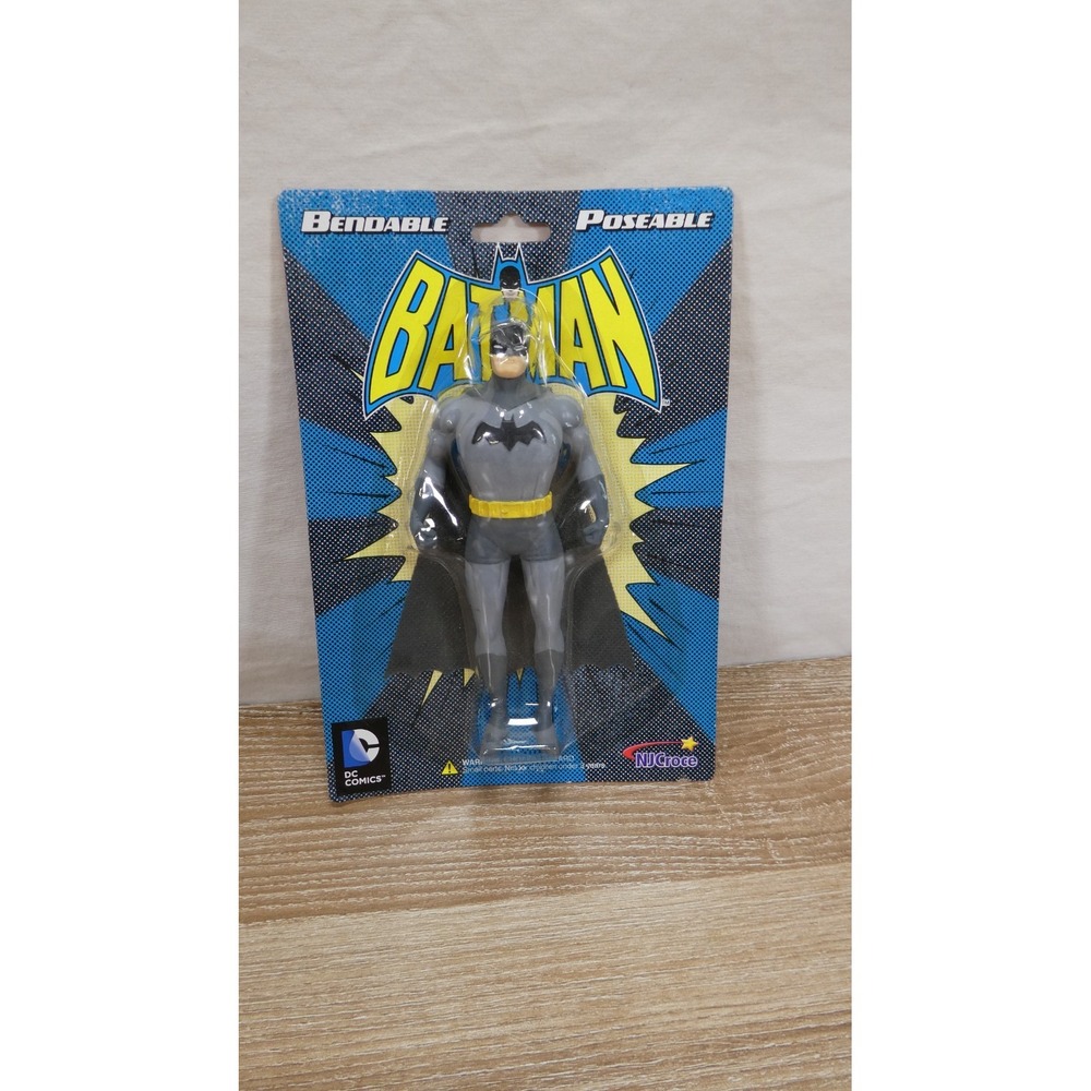 Batman Bendable Poseable Action Figure DC Comics NJ Croce NEW